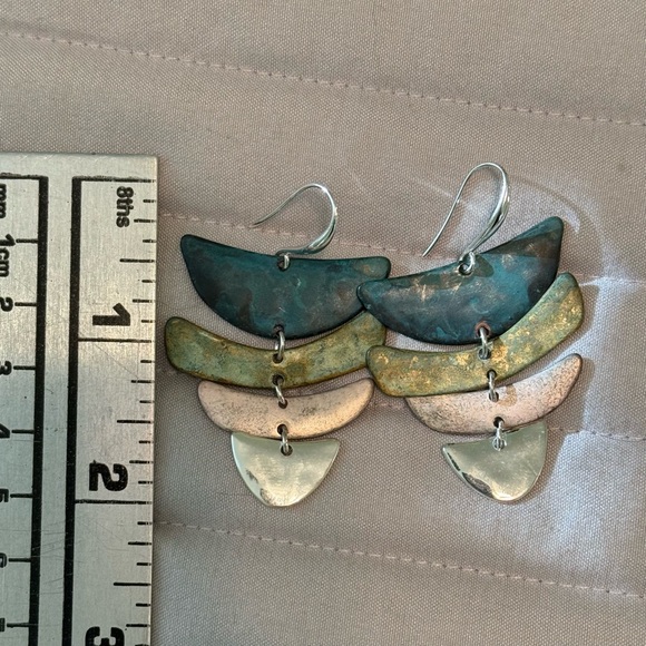 Robert Lee Morris Soho Patina Chandelier Fishtail Earrings - Picture 12 of 16